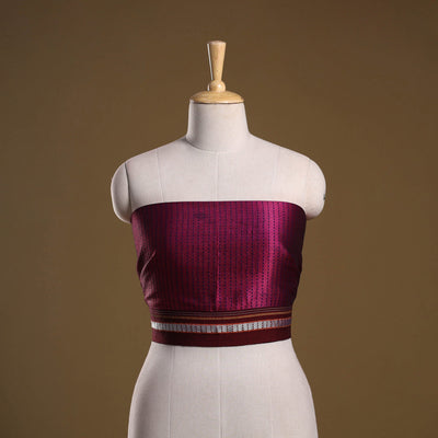 Khun weave cotton blouse piece 60 - handcrafted