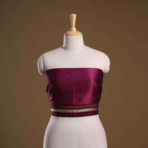 Khun weave cotton blouse piece 60 - handcrafted