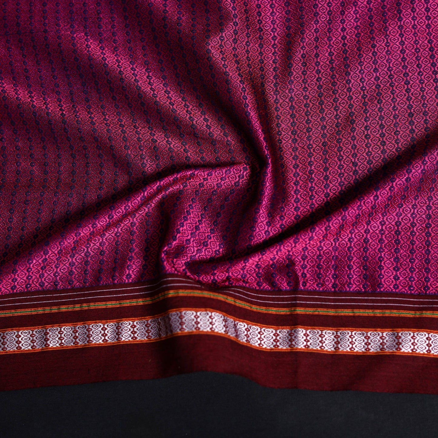 Khun weave cotton blouse piece 60 - handcrafted