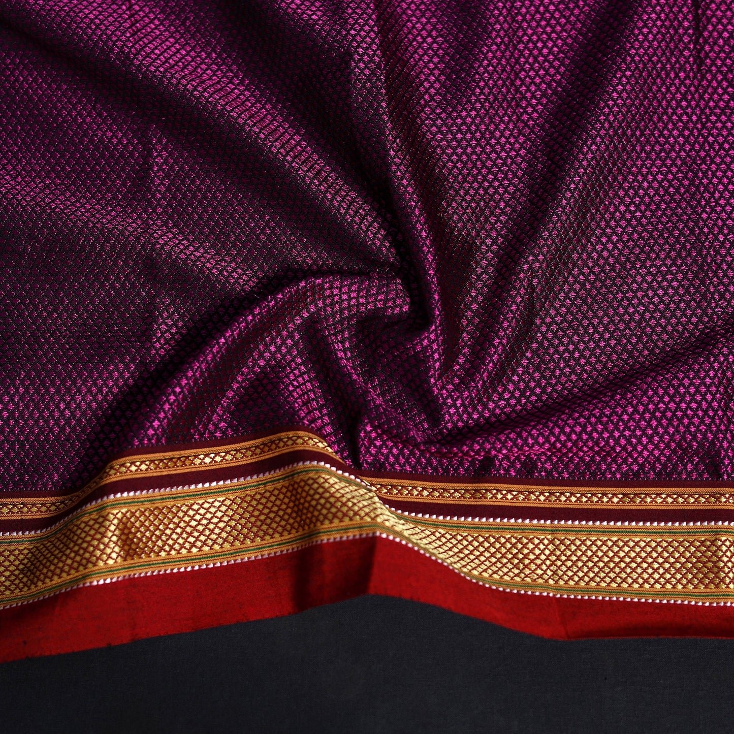 Khun weave cotton blouse piece 70 - handcrafted