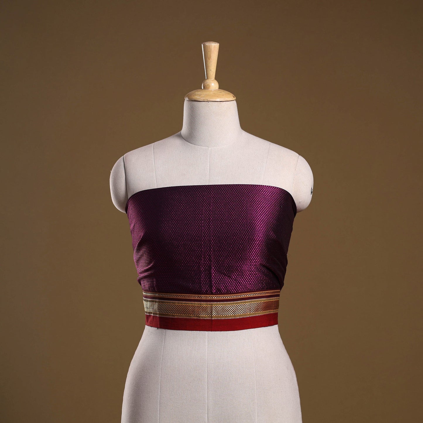 Khun weave cotton blouse piece 70 - handcrafted