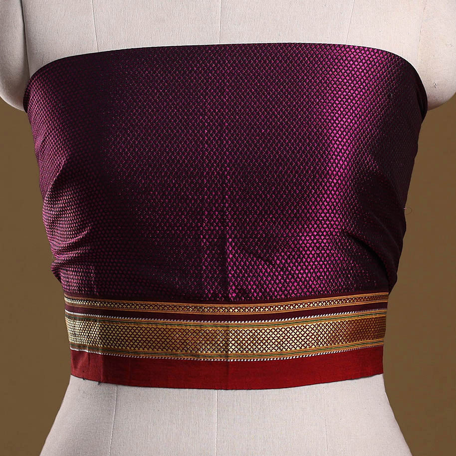 Khun weave cotton blouse piece 70 - handcrafted