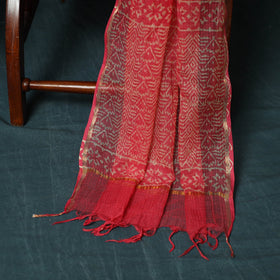 Kota doria cotton hand block jaipur print 3pc unstitched