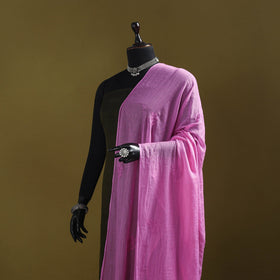 Pink - kota doria cotton hand embroidered lucknowi