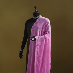 Pink - kota doria cotton hand embroidered lucknowi