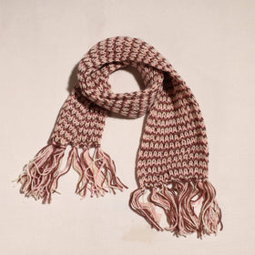  Kumaun Hand Knitted Woolen Muffler (50 in)  