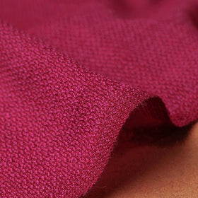  Pink Kumaun Handwoven Merino Woollen Fabric 