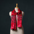 Kutch aari hand embroidery mashru silk stole 49
