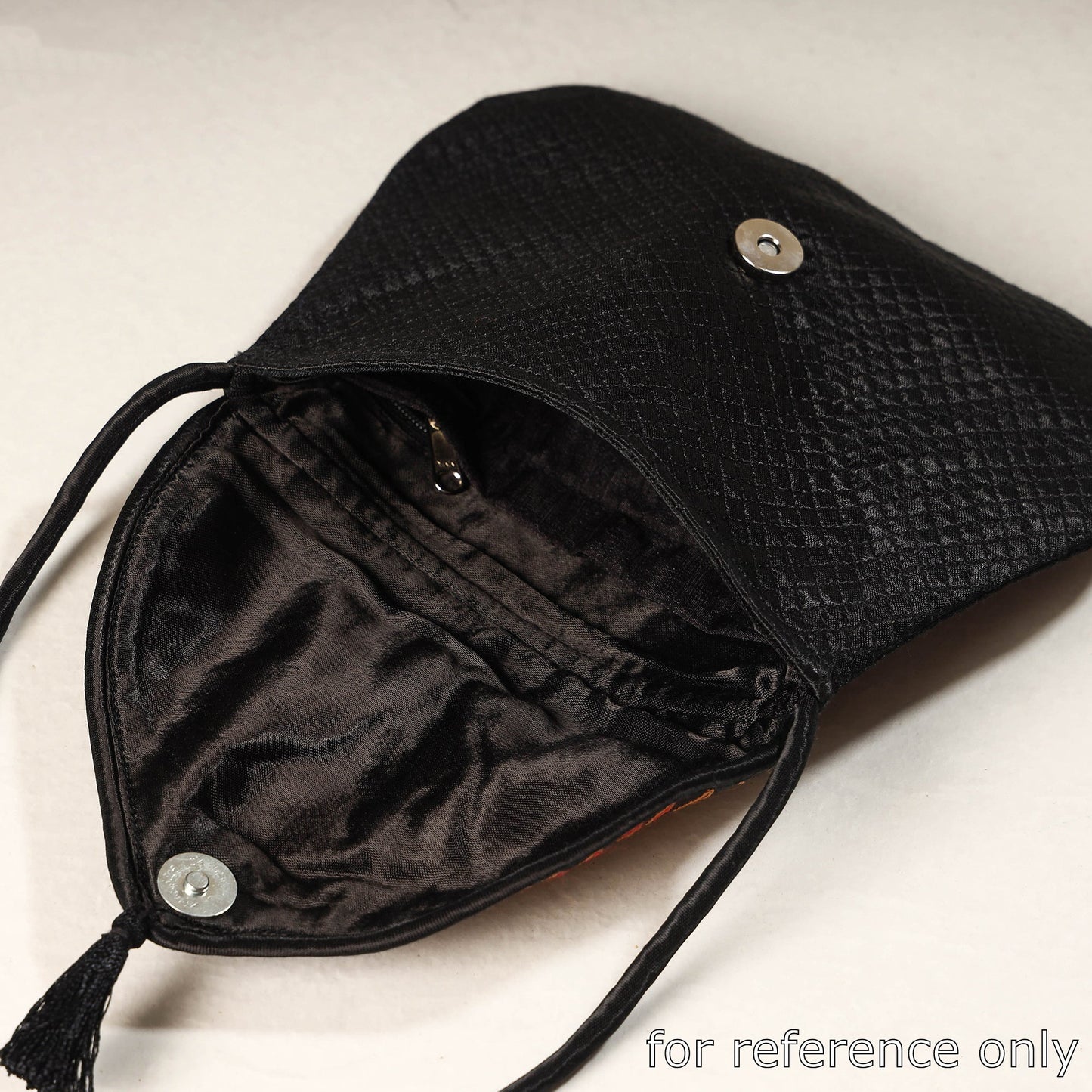 Pink Kutch Ahir Embroidery Mashru Silk Hand Bag