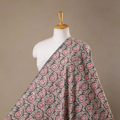 Pink - kutch batik cotton fabric 06 - handcrafted