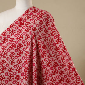 Pink - kutch batik cotton fabric 10 - handcrafted