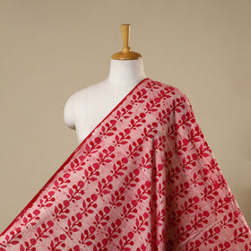 Pink - kutch batik cotton fabric 11 - handcrafted