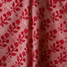 Pink - kutch batik cotton fabric 11 - handcrafted