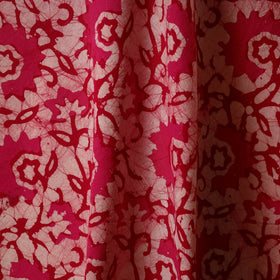 Pink - kutch batik cotton fabric 42 - handcrafted