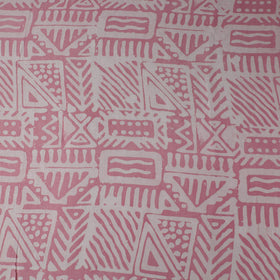 Pink - Kutch Batik Print Modal Silk Fabric 35