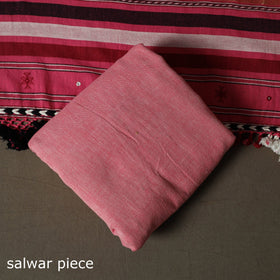 Kutch bhujodi handloom kala cotton 3pc unstitched dress
