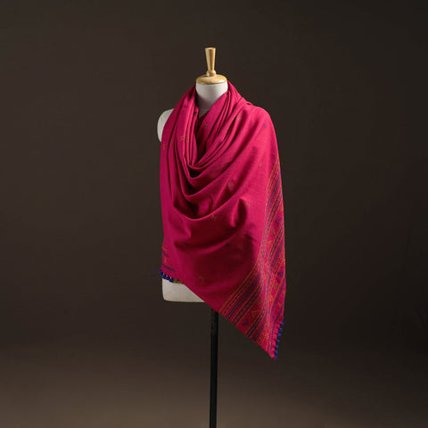 Kutch bhujodi handwoven merino wool dhabla shawl 28