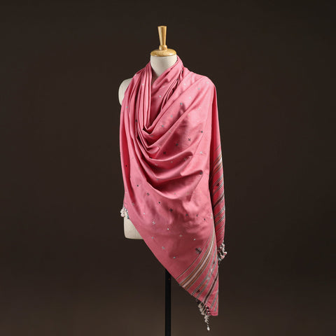 Kutch bhujodi mirror work handwoven merino wool shawl 30