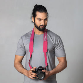  Mirror Work Kutch Embroidery Fabric Camera Belt 