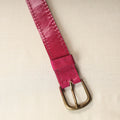  Mirror Work Kutch Embroidery Pure Leather Belt 