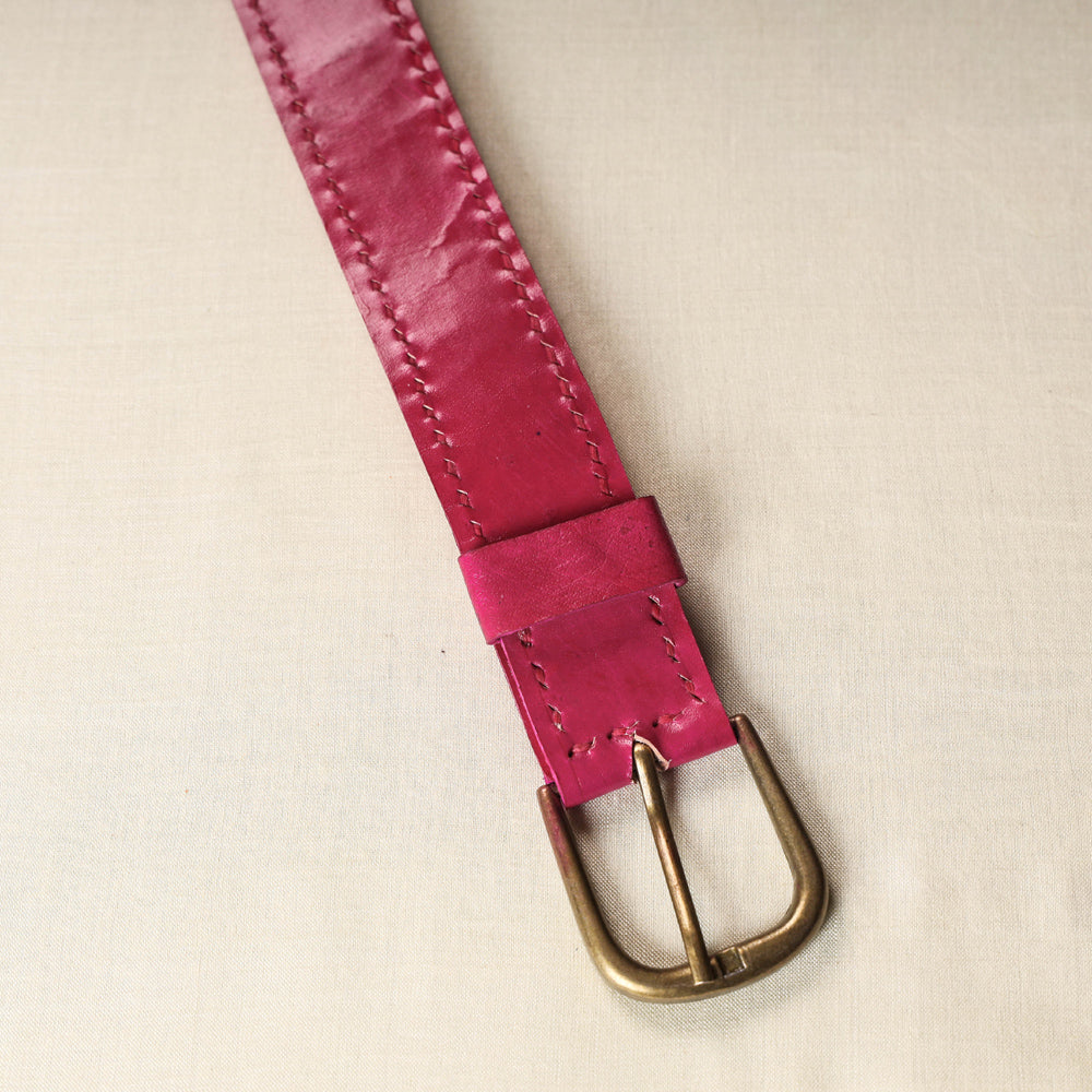  Mirror Work Kutch Embroidery Pure Leather Belt 