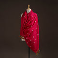 Kutch handwoven merino wool bandhani tie-dye shawl 26