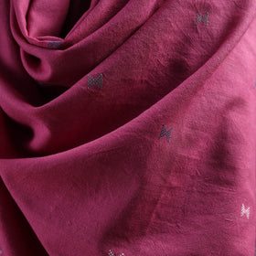 Pink - kutch bhujodi handwoven merino wool dhabla shawl 37