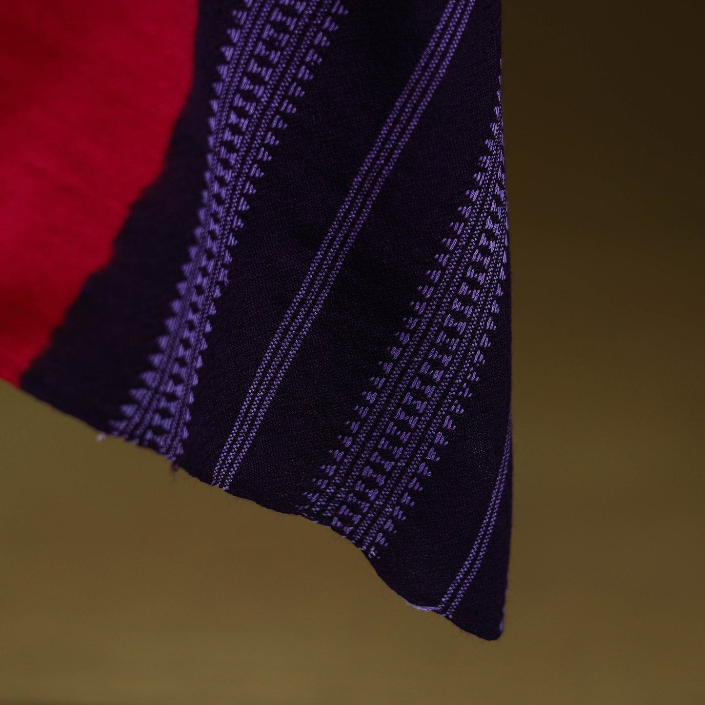 Kutch handwoven merino wool shawl 40 - handcrafted