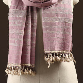 Kutch handwoven merino wool stole 54 - handcrafted