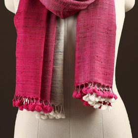 Kutch handwoven three shaded merino wool x katia silk stole