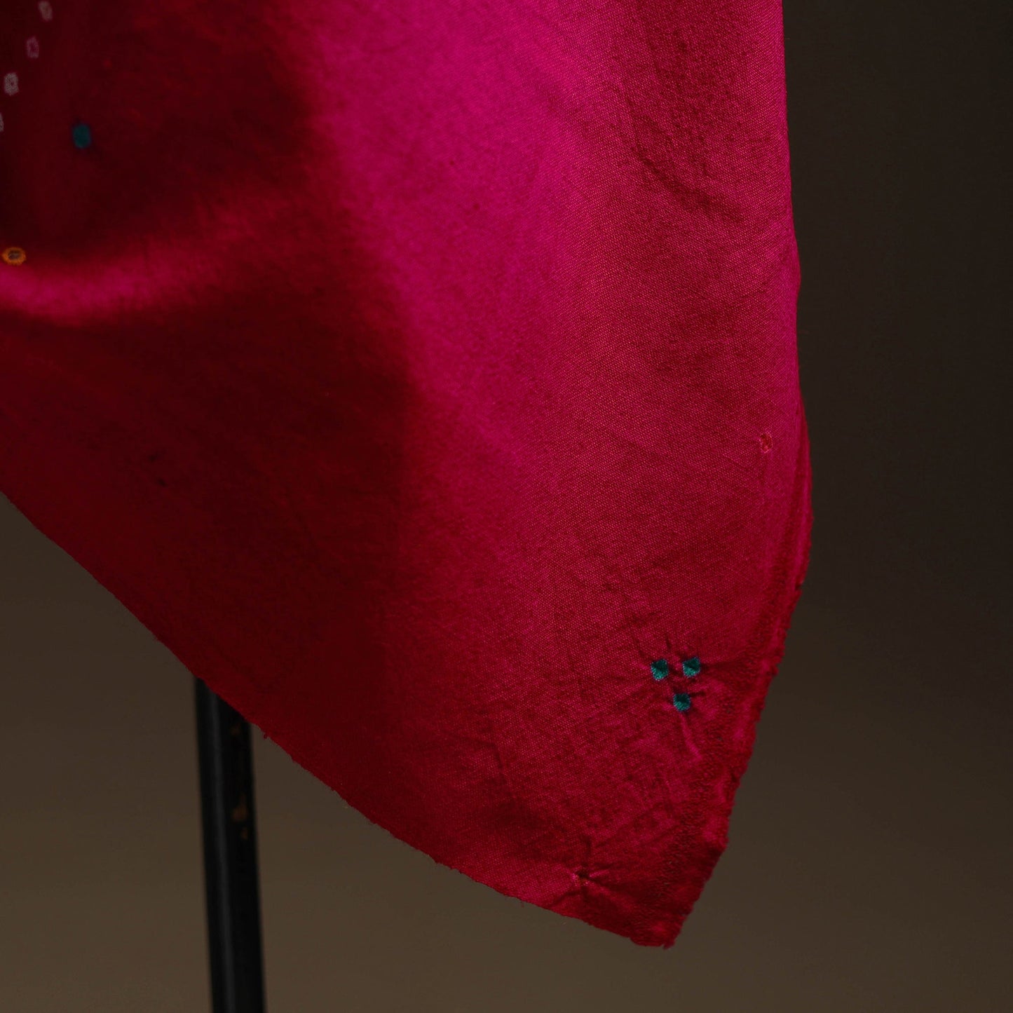 Kutch mirror work handwoven bandhani bagida woolen shawl 12