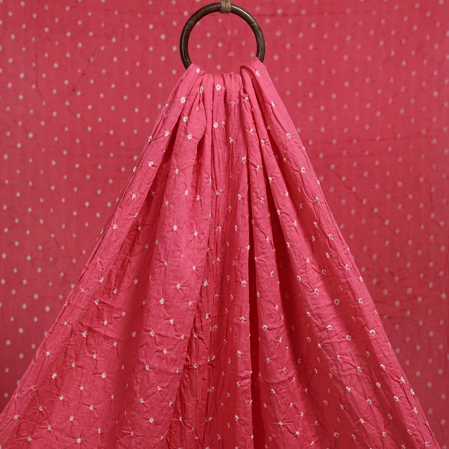 Kutch tie-dye cotton bandhani fabric 08 - handcrafted
