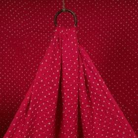 Pink - Kutch Tie-Dye Cotton Bandhani Fabric 08