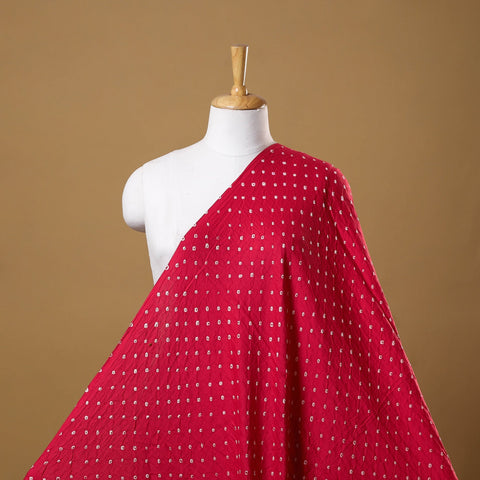 Kutch tie-dye cotton bandhani fabric 17 - handcrafted