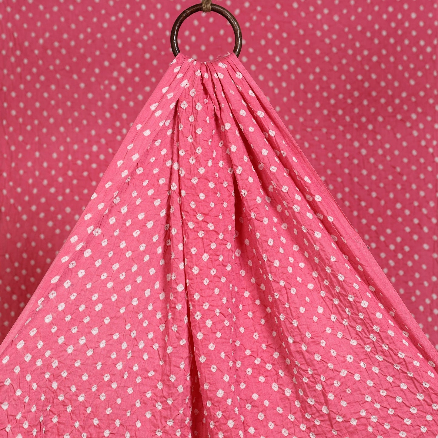 Kutch tie-dye cotton bandhani fabric 32 - handcrafted