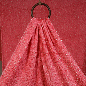 Kutch tie-dye modal silk bandhani fabric 06 - handcrafted