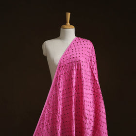 Kutch tie-dye modal silk bandhani fabric 08 - handcrafted