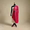 Pink - kutch tie-dye mul cotton bandhani dupatta 99