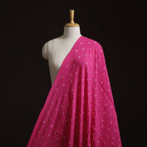Kutch tie-dye pure mul cotton bandhani fabric 07