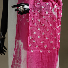 Kutch tie-dye mul cotton shibori bandhani dupatta 20