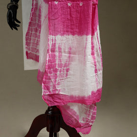 Kutch tie-dye mul cotton shibori bandhani dupatta 20