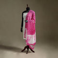 Kutch tie-dye mul cotton shibori bandhani dupatta 20