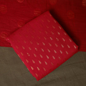 Kutch tie-dye satin cotton bandhani 3pc unstitched dress
