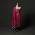 Kutch tie-dye satin cotton bandhani 3pc unstitched dress