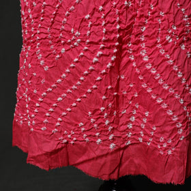 Kutch tie-dye satin cotton bandhani 3pc unstitched dress