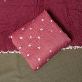 Kutch tie-dye satin cotton bandhani 3pc unstitched dress