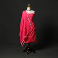 Kutch tie-dye satin cotton bandhani 3pc unstitched dress