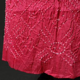 Kutch tie-dye satin cotton bandhani 3pc unstitched dress