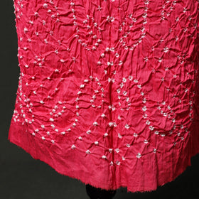 Kutch tie-dye satin cotton bandhani 3pc unstitched dress
