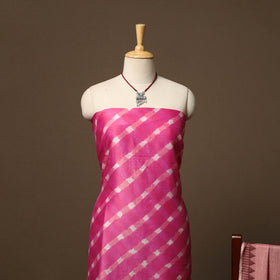 Leheriya tie-dye handloom chanderi silk 2pc unstitched